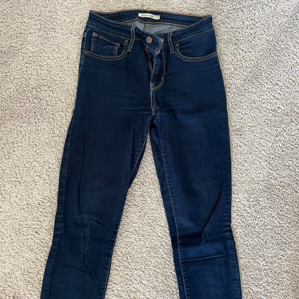 Levi's 721 High Rise Skinny Jeans W27 L28